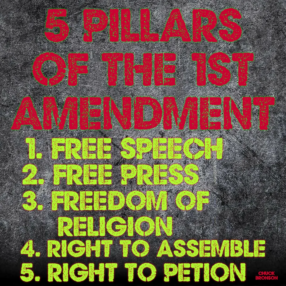 1st Amendment of the U.S. Constitution